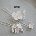 Cold Wind Hard Porcelain Flower Hair Fork