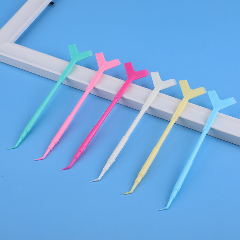Three-in-one Y-shaped Comb For Grafting False Eyelashes