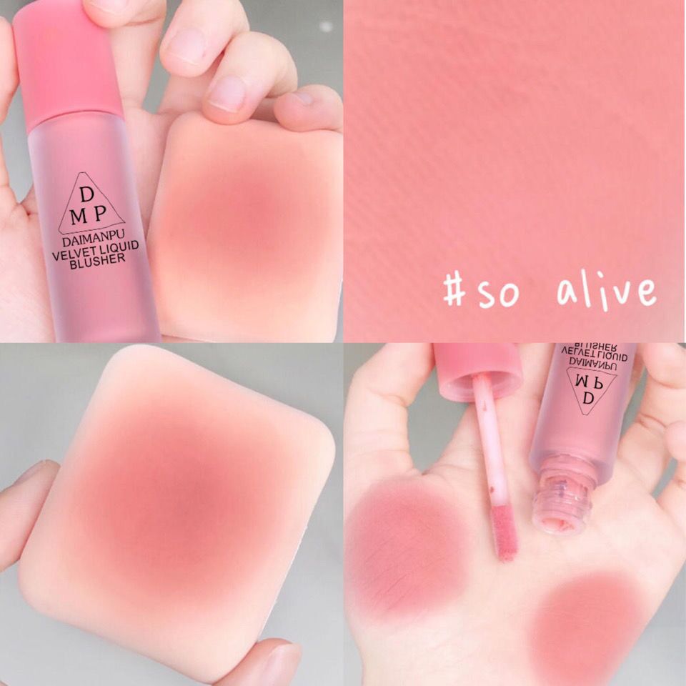 Diamanpu Liquid Blush Natural Brightening Complexion Nude Makeup Rouge Eyeshadow