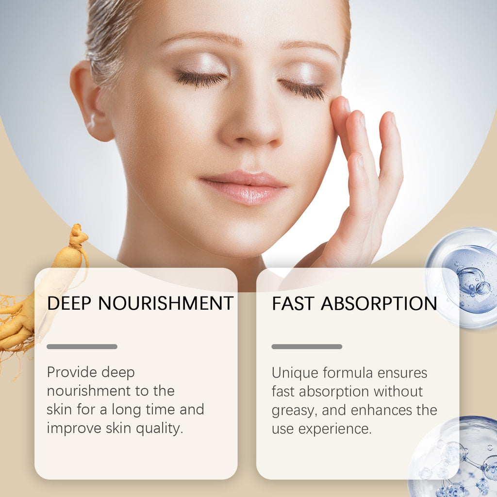 HOYGI Ginseng Moisturizing Cream Gentle Nourishing Moisturizing Care Facial Skin Delicate And Tender Care Cream