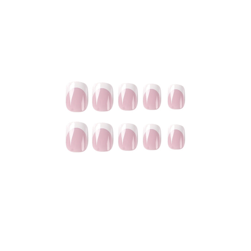 Nail Patch White Edge French Wear
