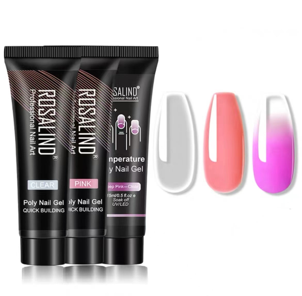 Rosalind Extension Gel Polish Kit For Manicure Poly Nail Gel Set For