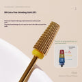 Five-in-one Tungsten Steel Cross Tooth Plating Color Alloy Nail Beauty Polish Removing Modified Peeling Grinding Head