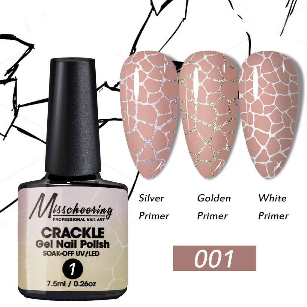 Crackle Nail Crack Glue Cracked Marble Gel Nail Polish