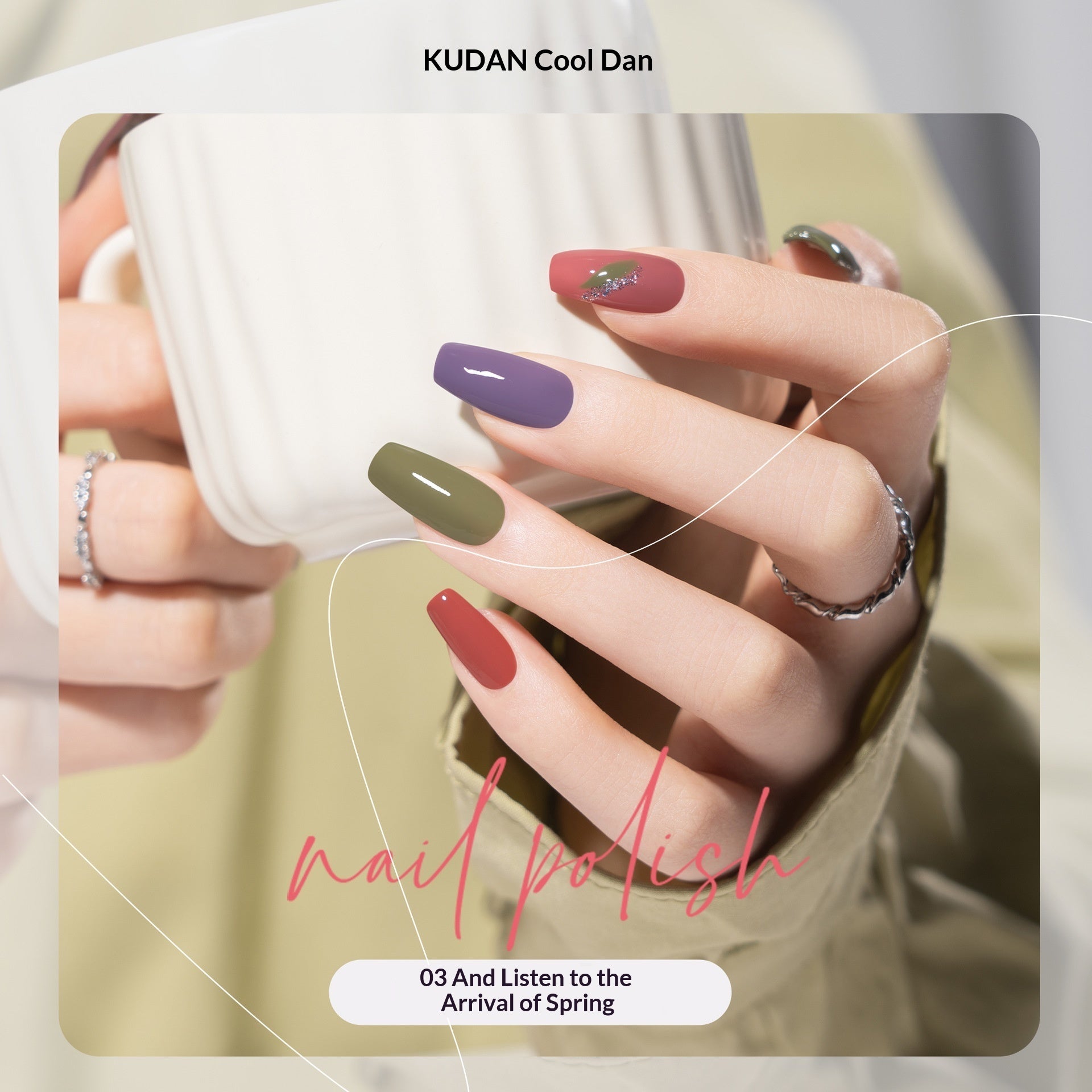 Dreamy Garden Water-Based Nail Polish SetNo Baking Required