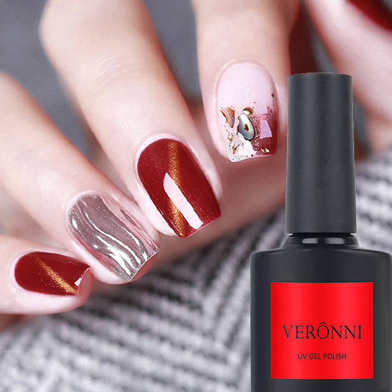 Veronni Magic Galaxy Sky Jade Glazed Cat's Eye Nail Polish
