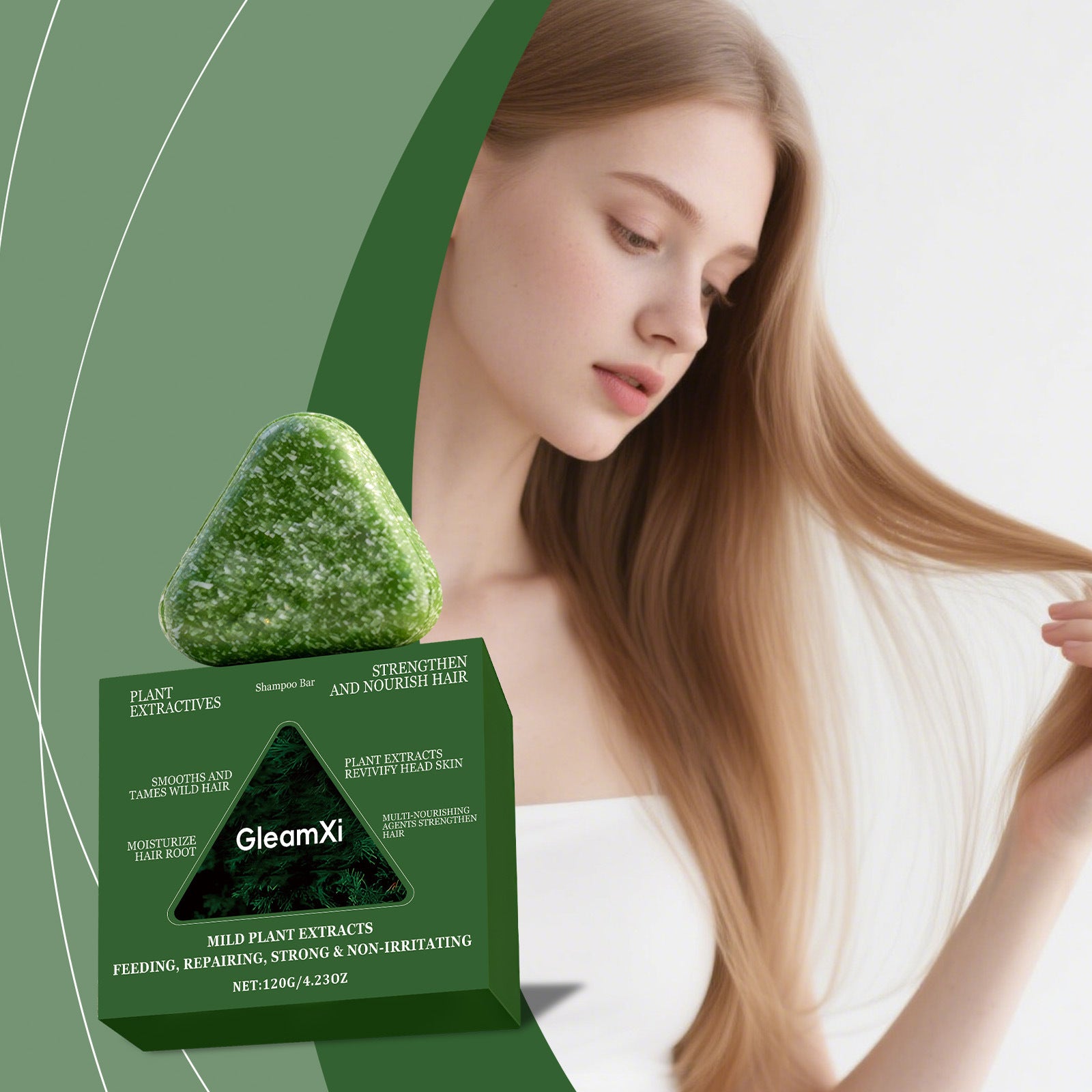 GleamXi Plant Extractives Shampoo Bar