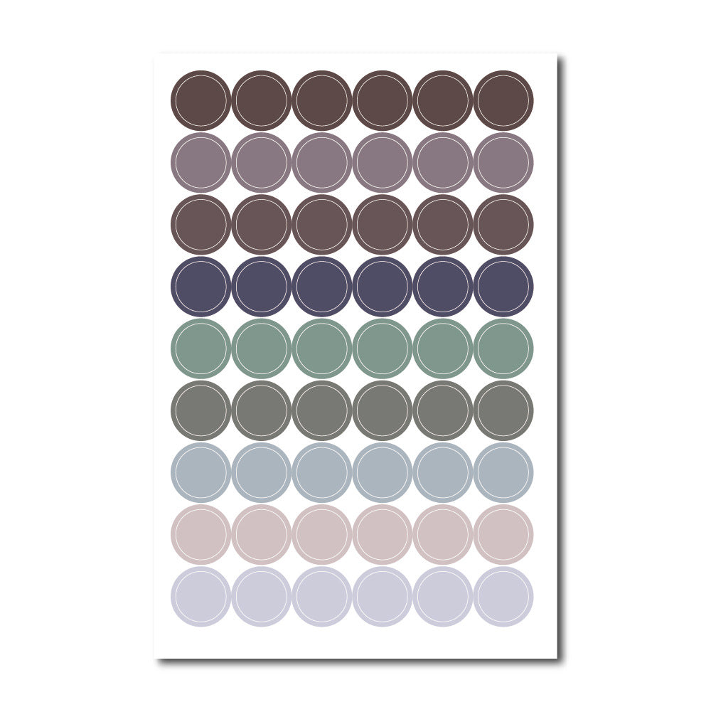 Digital Foundation Dot Manual Ledger Plan Sticker Drawing