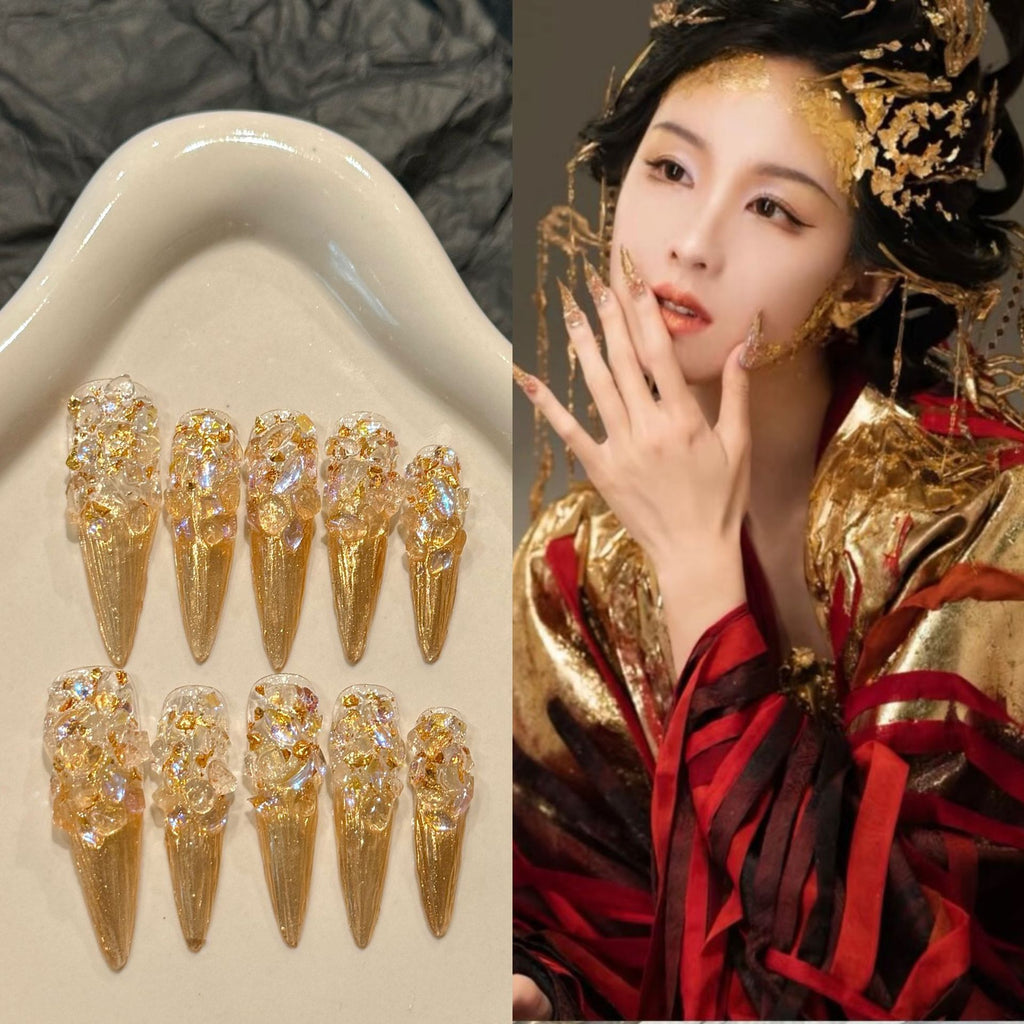 Eternal Night Starry Sky Palace-Style Nail Stickers