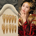 Eternal Night Starry Sky Palace-Style Nail Stickers