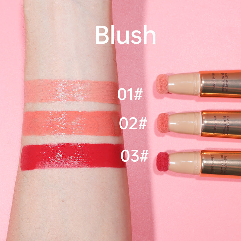 Makeup wand Highlight Repair Brightening Thin And Glittering Liquid Blush Stick
