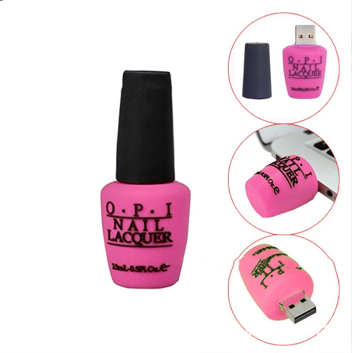 O. P. I Creative Personality Nail Polish Bottle U Disk 3.0