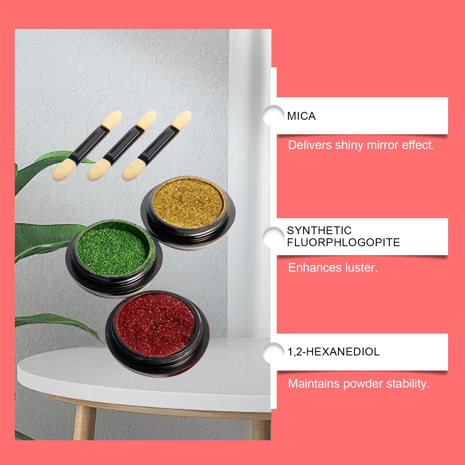 Nymixa Magic Mirror Glitter Nail Art Kit Nail Art Decorations