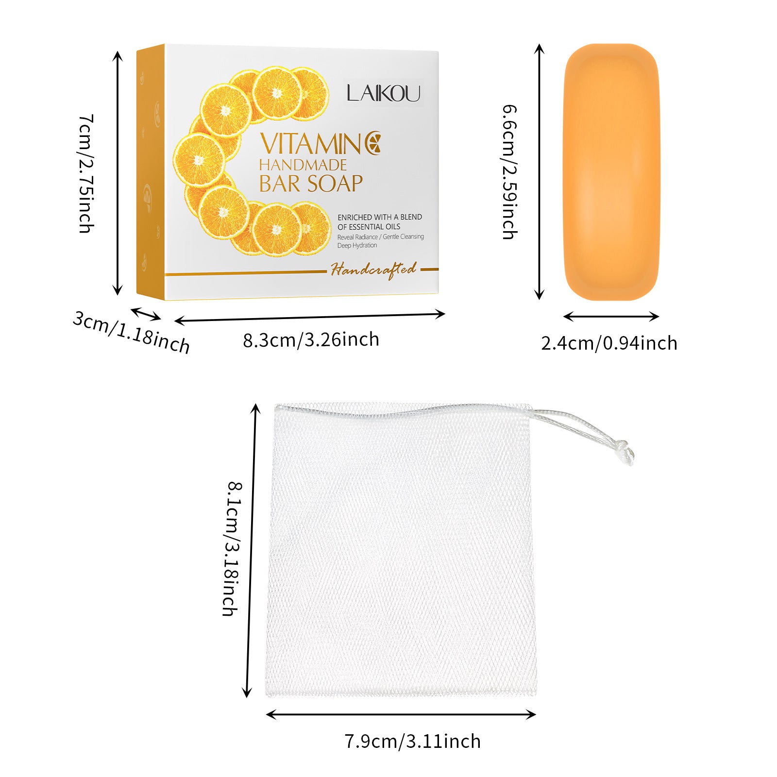 Wash Face Vitamin C Handmade Turmeric Soap