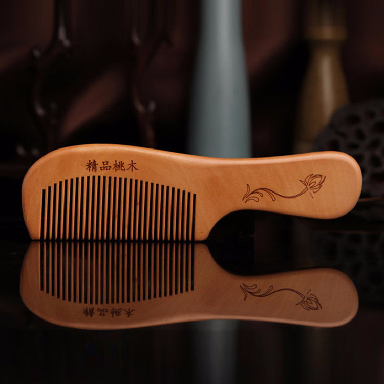 Natural Wood Comb Household Portable Anti-small Electrostatic Massage Hair Comb Long Hair Smooth Comb