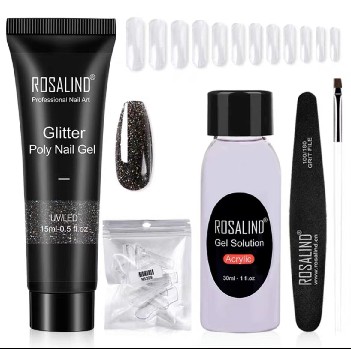 Rosalind Extension Gel Polish Kit For Manicure Poly Nail Gel Set For