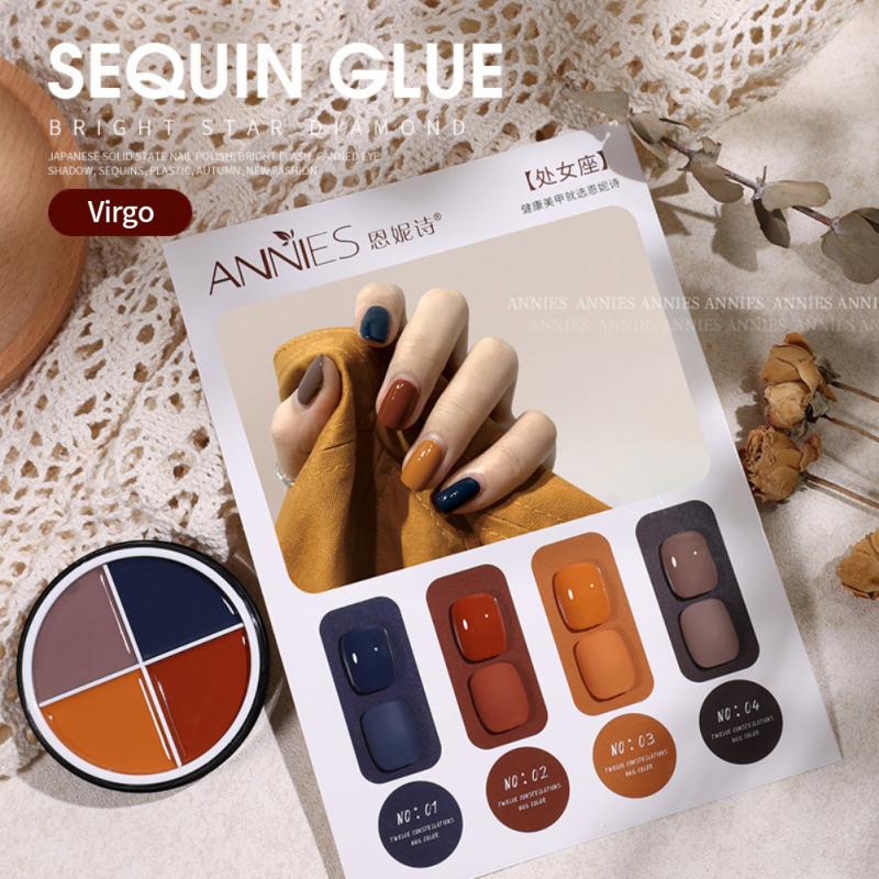 Annies Popular Color Twelve Constellation Series Solid Nail Polish For Nail Salon