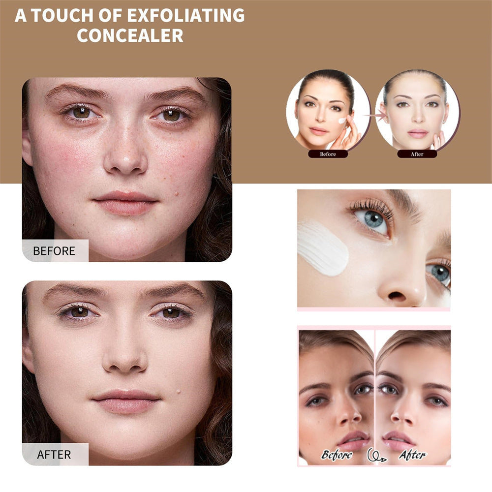 4-in-1 Color-Changing Foundation Liquid, Long-Lasting, Non-Cakey, Moisturizing, Concealing 4-in-1 Foundation
