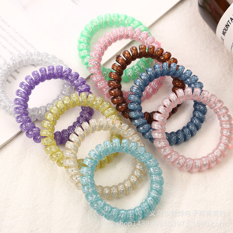 Bold High-stretch Phone Cord For Hair Tie