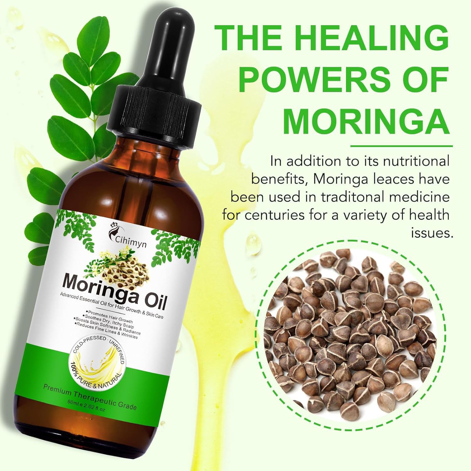 Cihimyn Hair Fixing And Dense Hair Improving Dry And Dry Manic Soft Hair Care Wood Hair Care Essential Oil