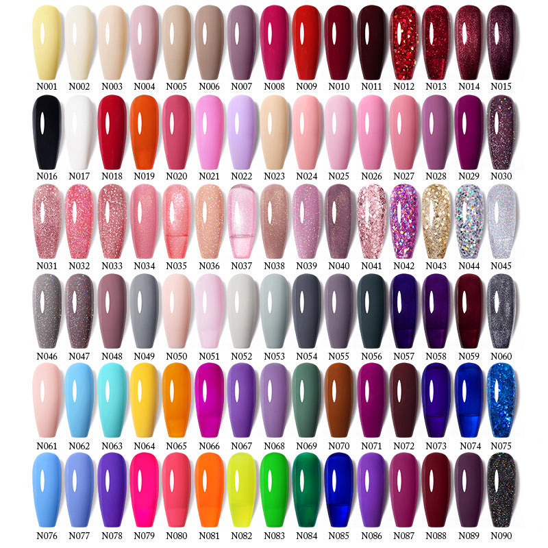 UR Sugar One Bottle One Color Gel Nail Polish Hot Sale Shimmering Powder Sequins Solid Color Phototherapy Plastic