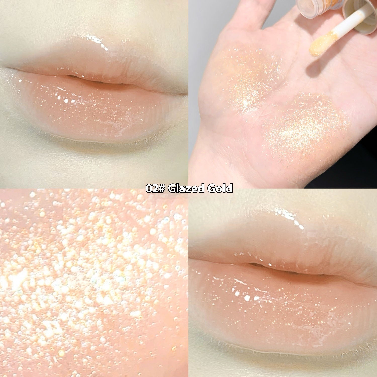 Moisturizing Bright Color Lip Gloss Love Thin And Glittering