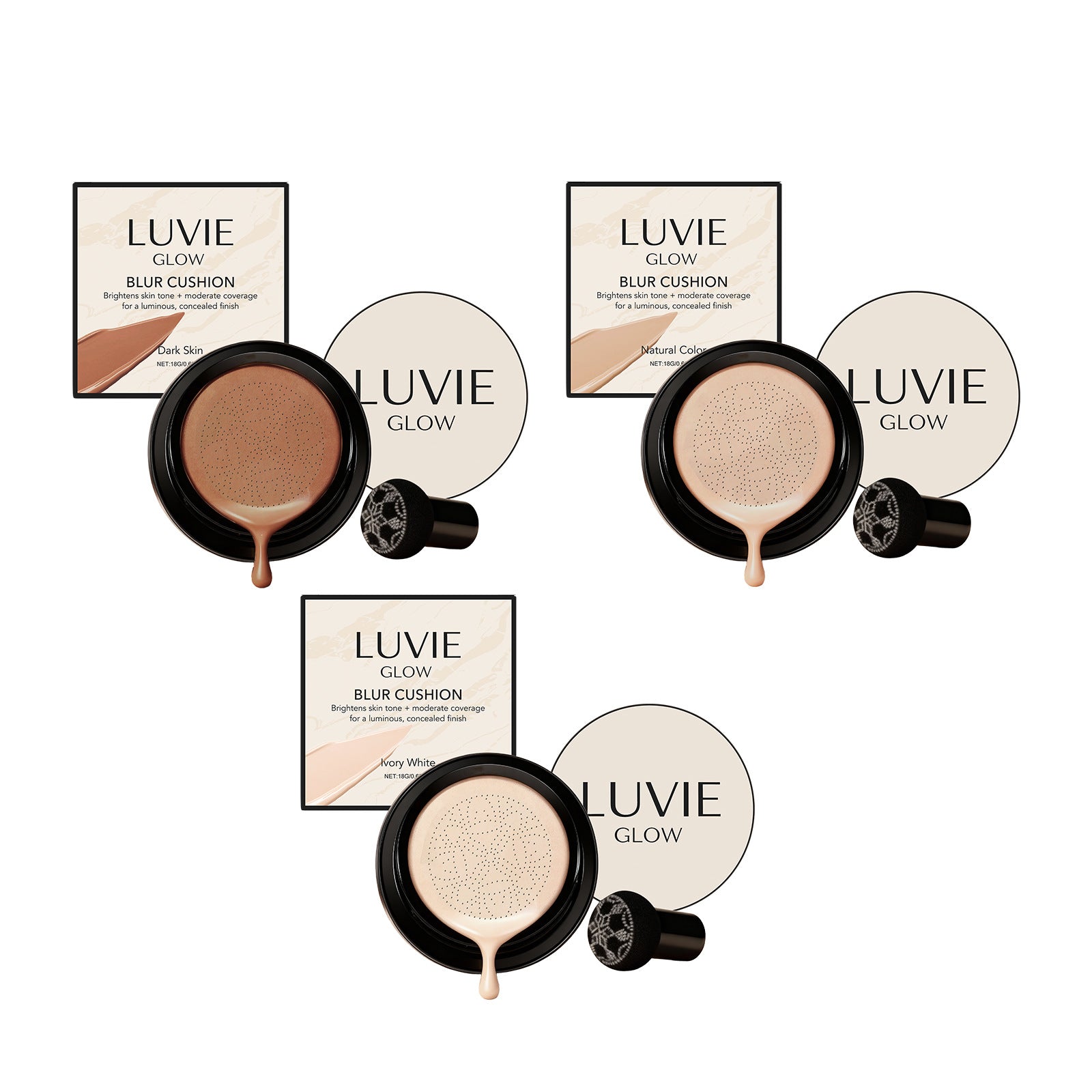 Moisturizing Natural Smooth And Sheer Cushion Foundation