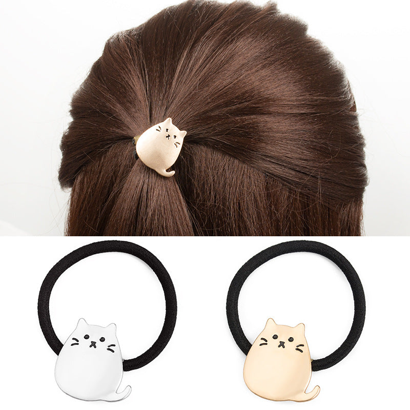 Frosted Matt Golden Cat Chinchilla Hair Rope Head Rope