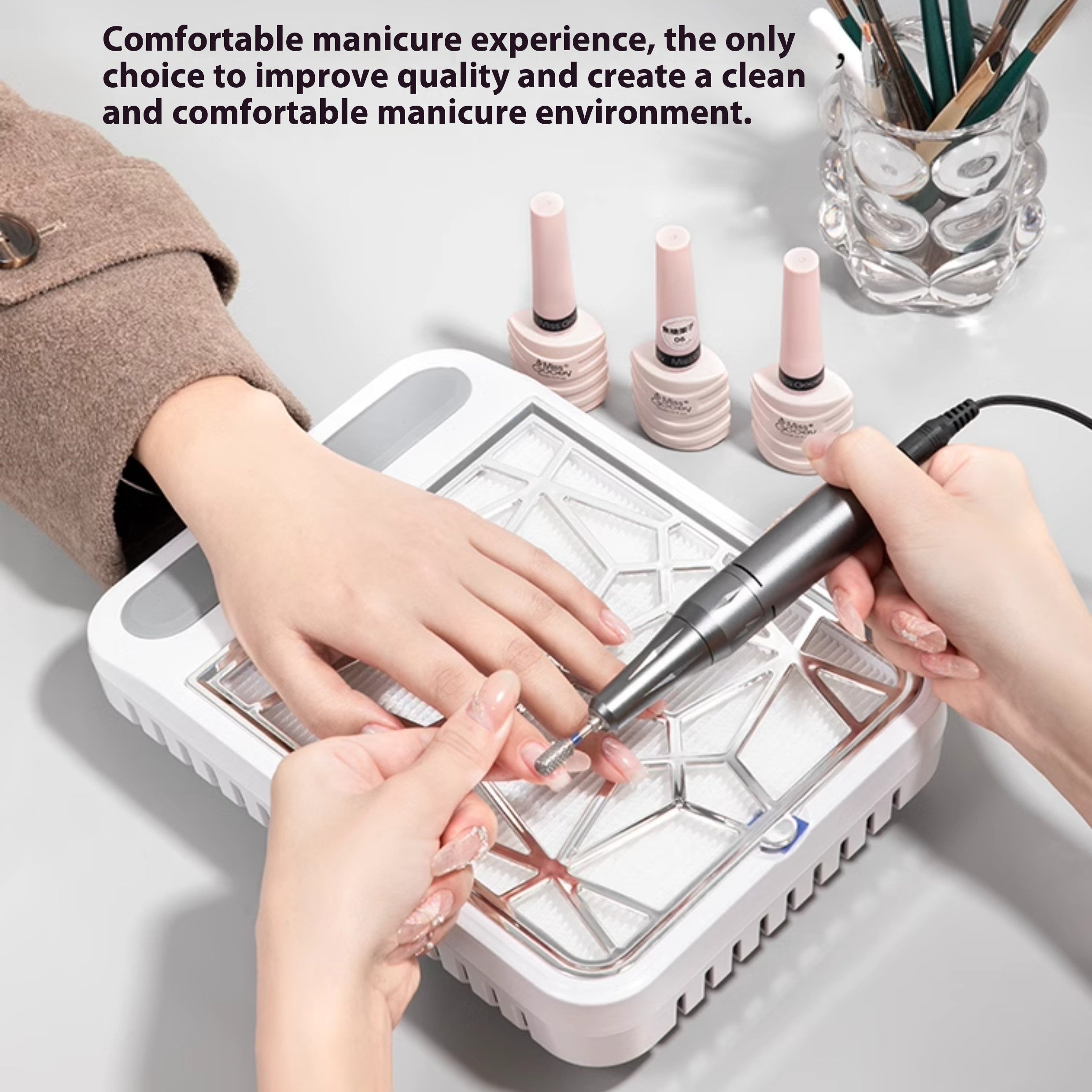 Miss Gooye Nail Art Vacuum Cleaner With High Suction Power Does Not Run Dust