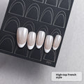 Nail Art Deep V French Sticker Spray Gradient Patting Glue Template