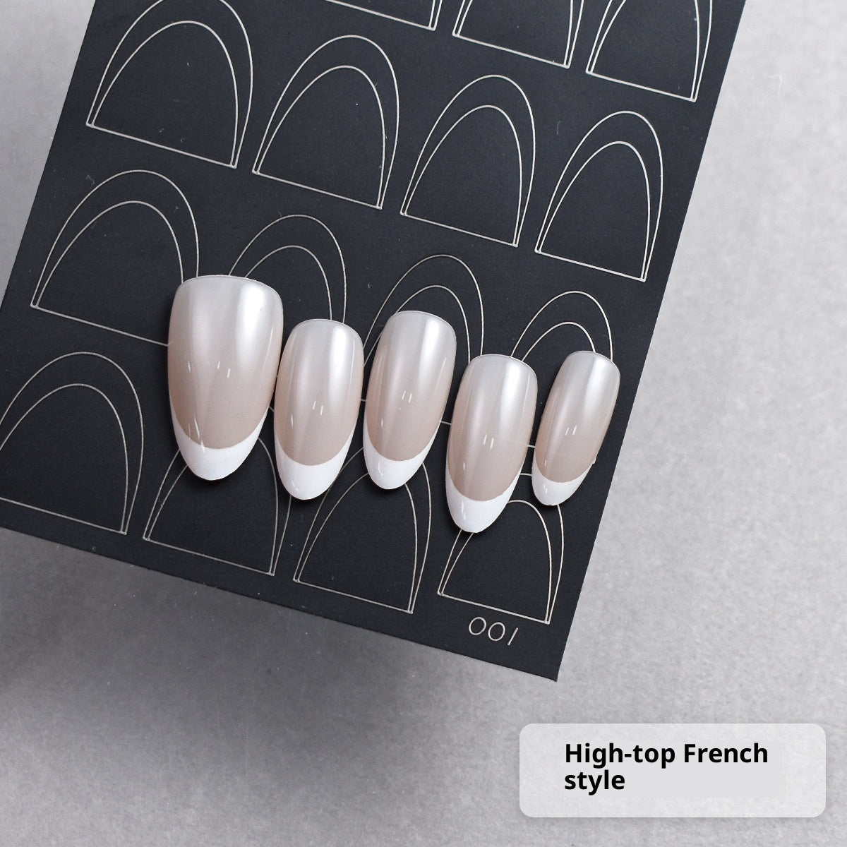 Nail Art Deep V French Sticker Spray Gradient Patting Glue Template