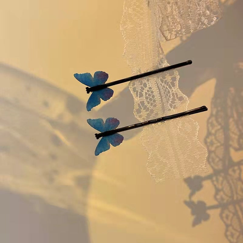 Korean Version Of The Blue Butterfly Hairpin Trumpet