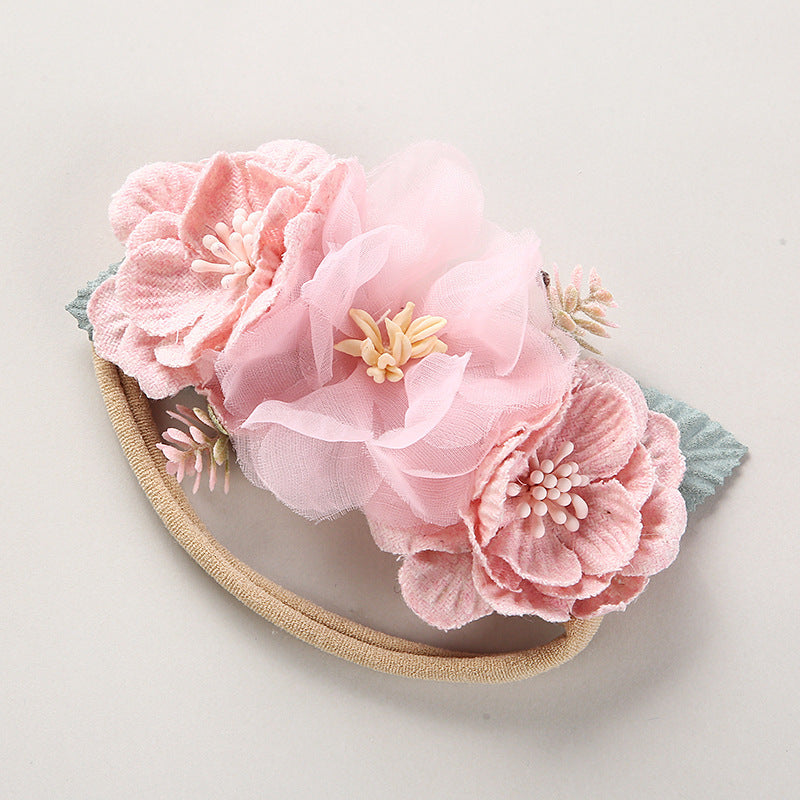 Children's Bohemian Flower Headwear Three-dimensional Splicing