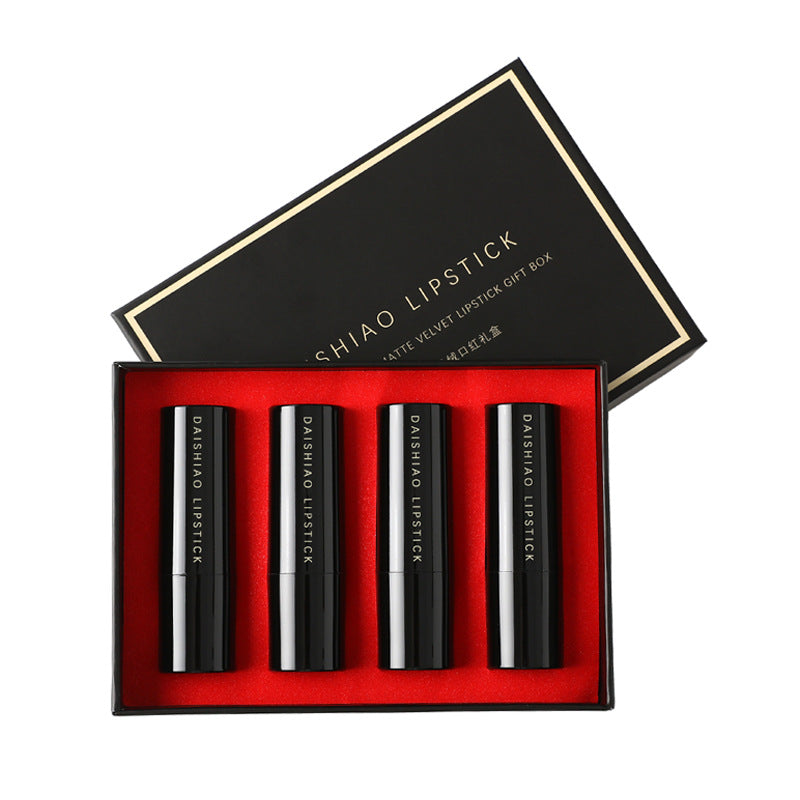 Matte Finish Waterproof Smear-proof Long-lasting Moisturizing Lipstick Kit