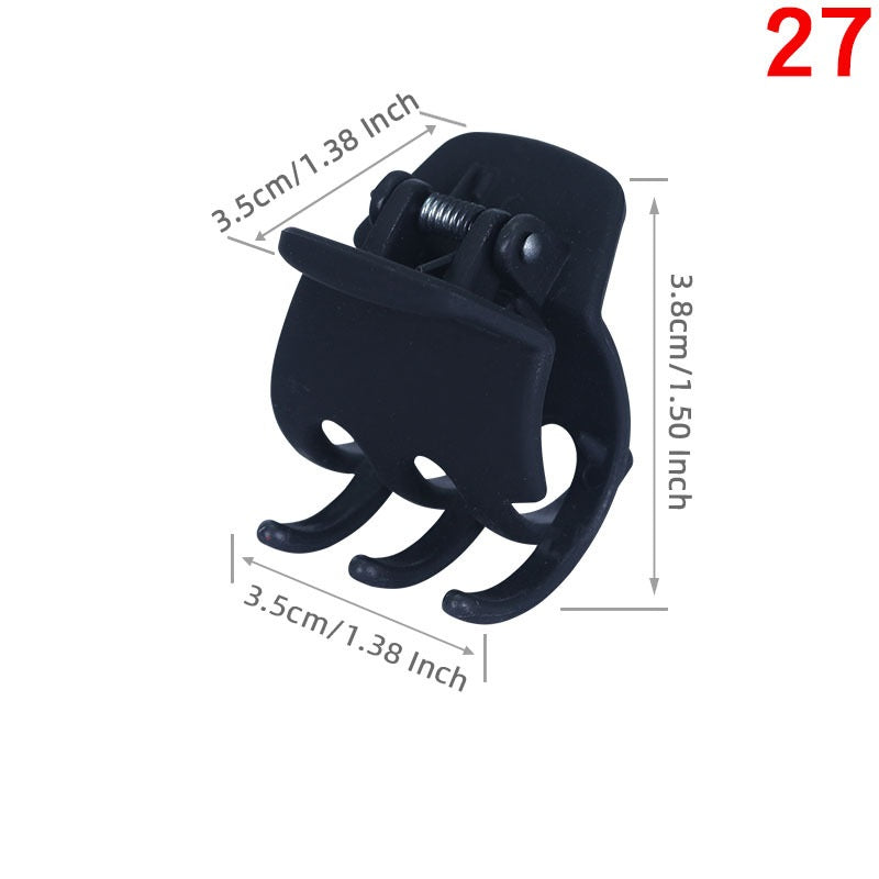 High Ponytail 3 Teeth Claw Clip Fixed Gadget Small Headdress