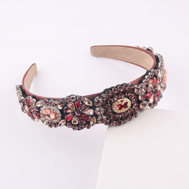 Ladies Fashion Gorgeous European And American Style Baroque Headband Prom Gift