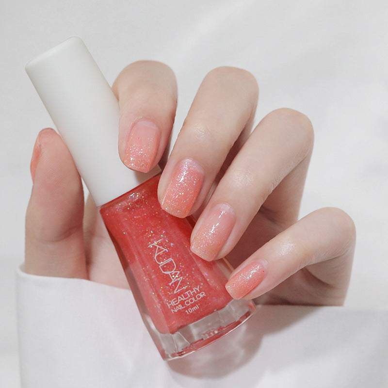 Kudan Water-based Odorless Peel-off No-bake Fast-drying Clear Nail Polish