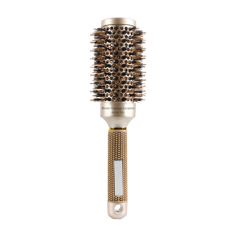 Bristle Hair Curling Comb Big Wave Curly Hair Aluminum Tube Comb