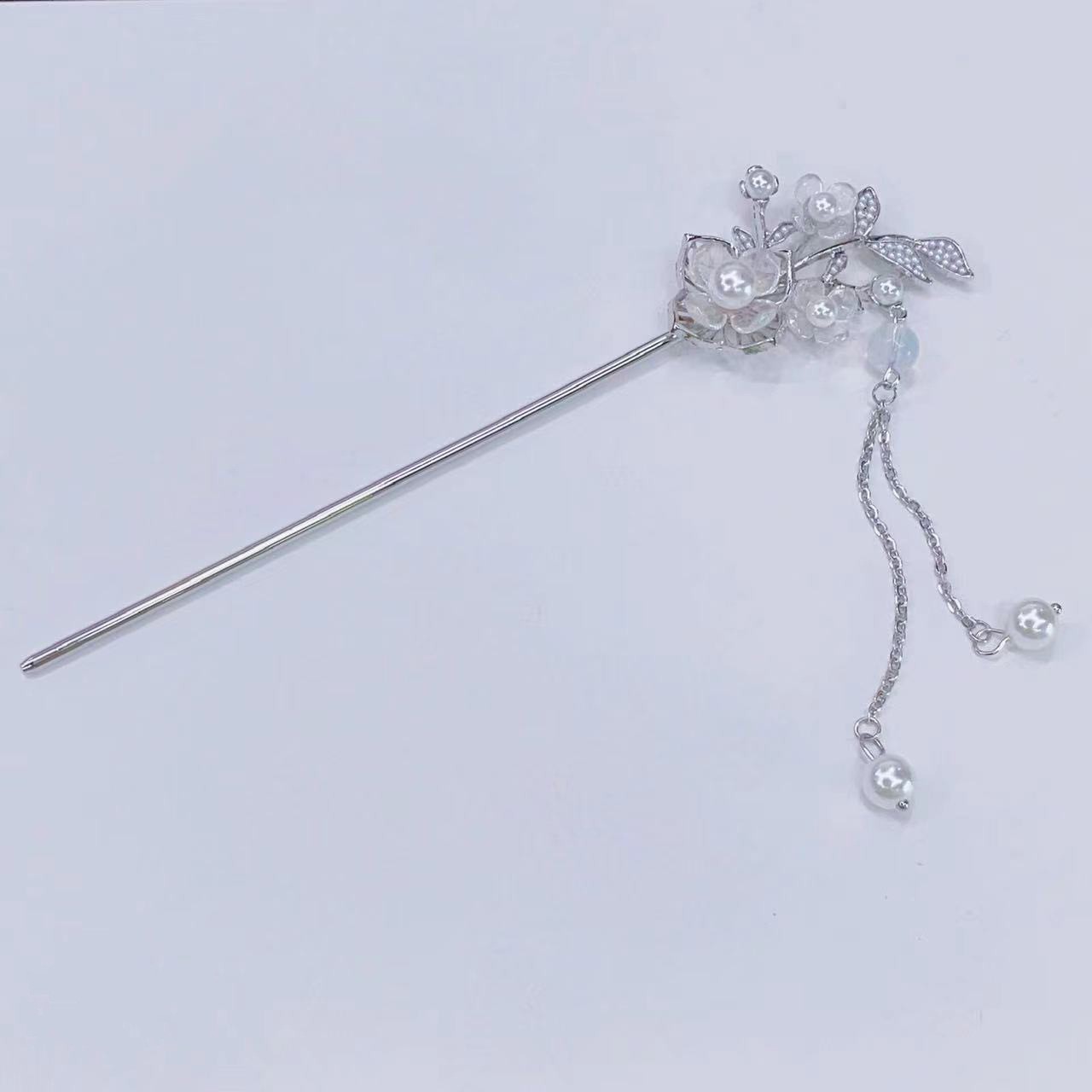Jade Tassel Hairpin Female Niche Design