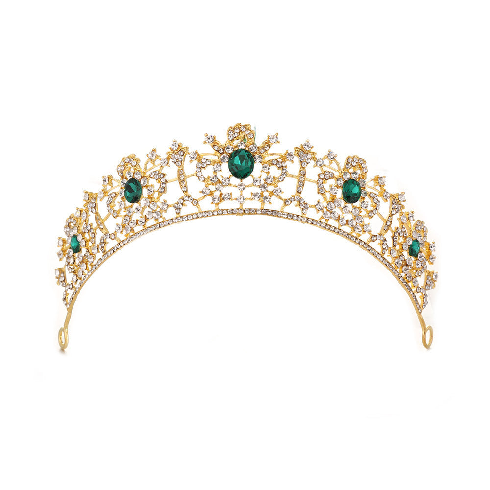 Big Crown European Baroque Wedding Princess Hair Accessories Vintage