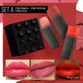 MLSMILE Embossed Lipstick Three Per Package Suit