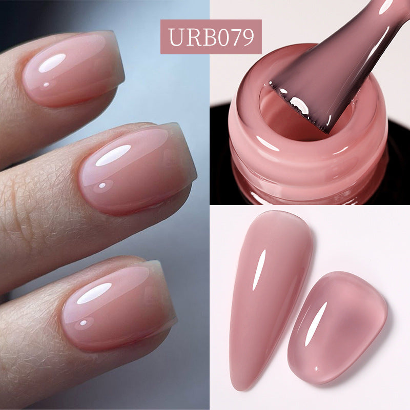 UR Sugar Reinforced Long-lasting No-file Base Coat With Shimmering Glitter Gel Polish