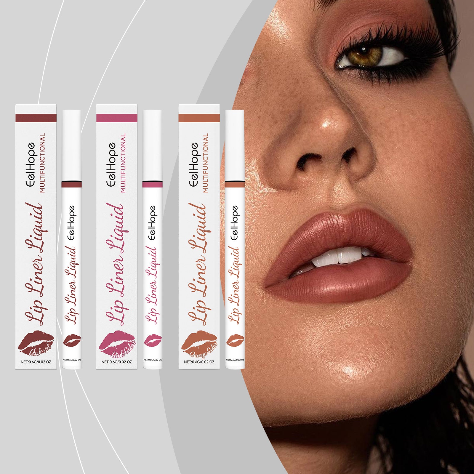 Portable Household Highlighting Liquid Lipliner
