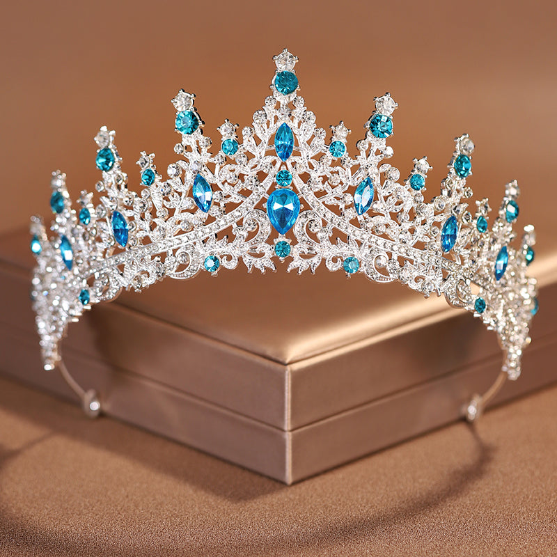 Crown Tiara Alloy Inlaid Rhinestone Crystal