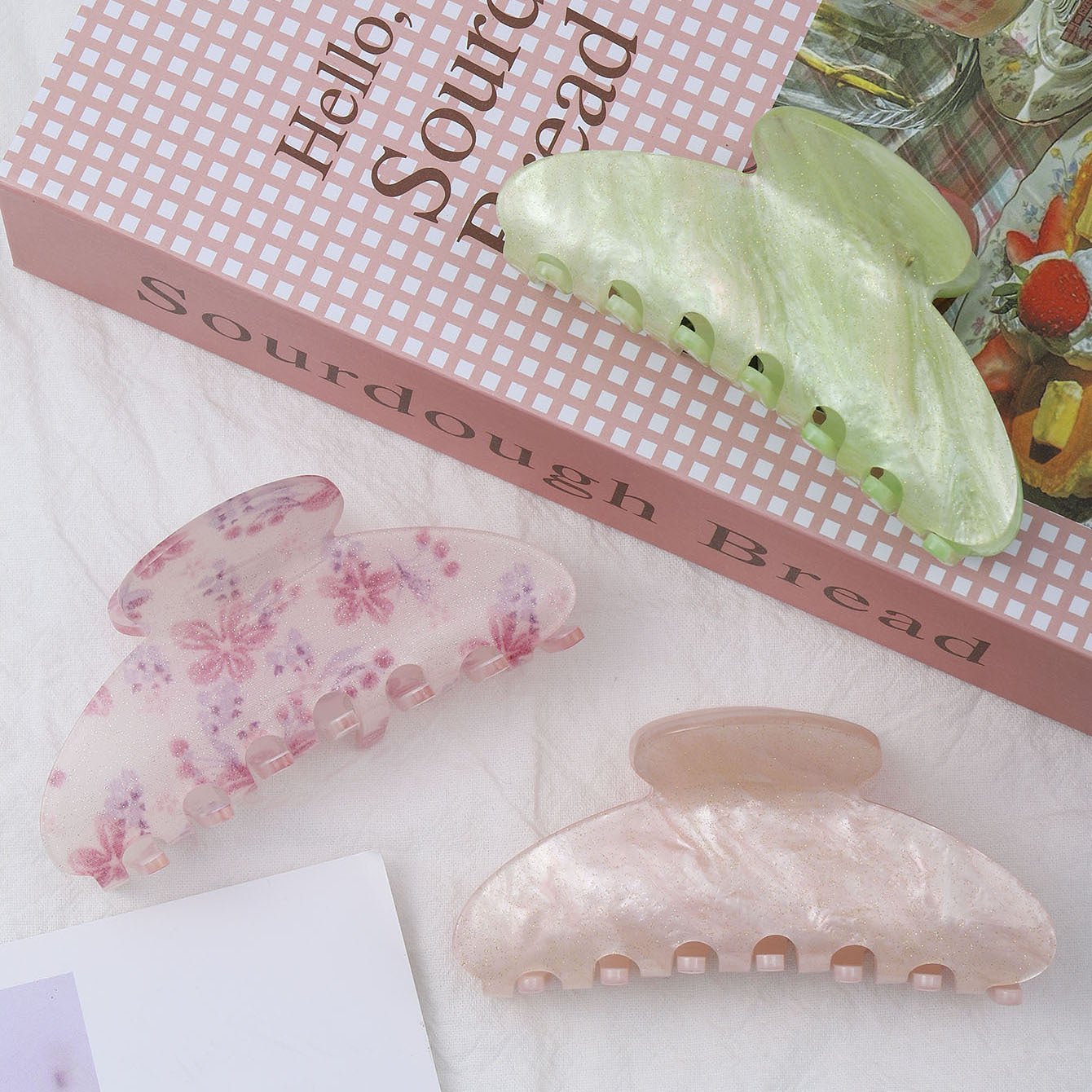 Starry Sky Multi-color Acrylic Hair Clip