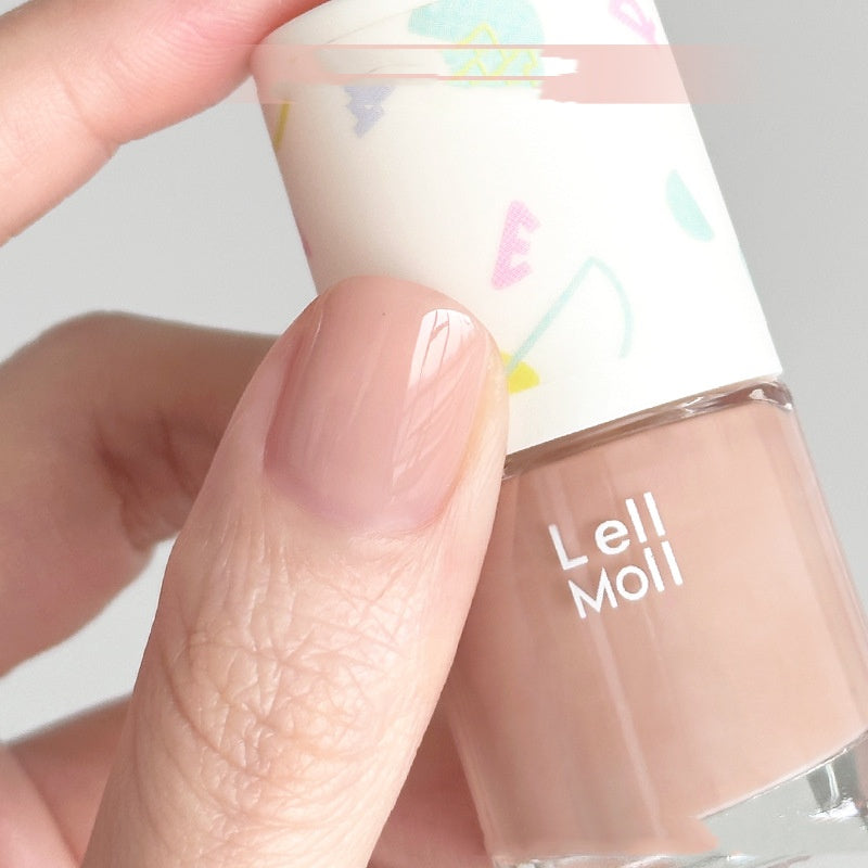 Lell Moll Water-based Tearable Nail Polish Baking-free And Tasteless