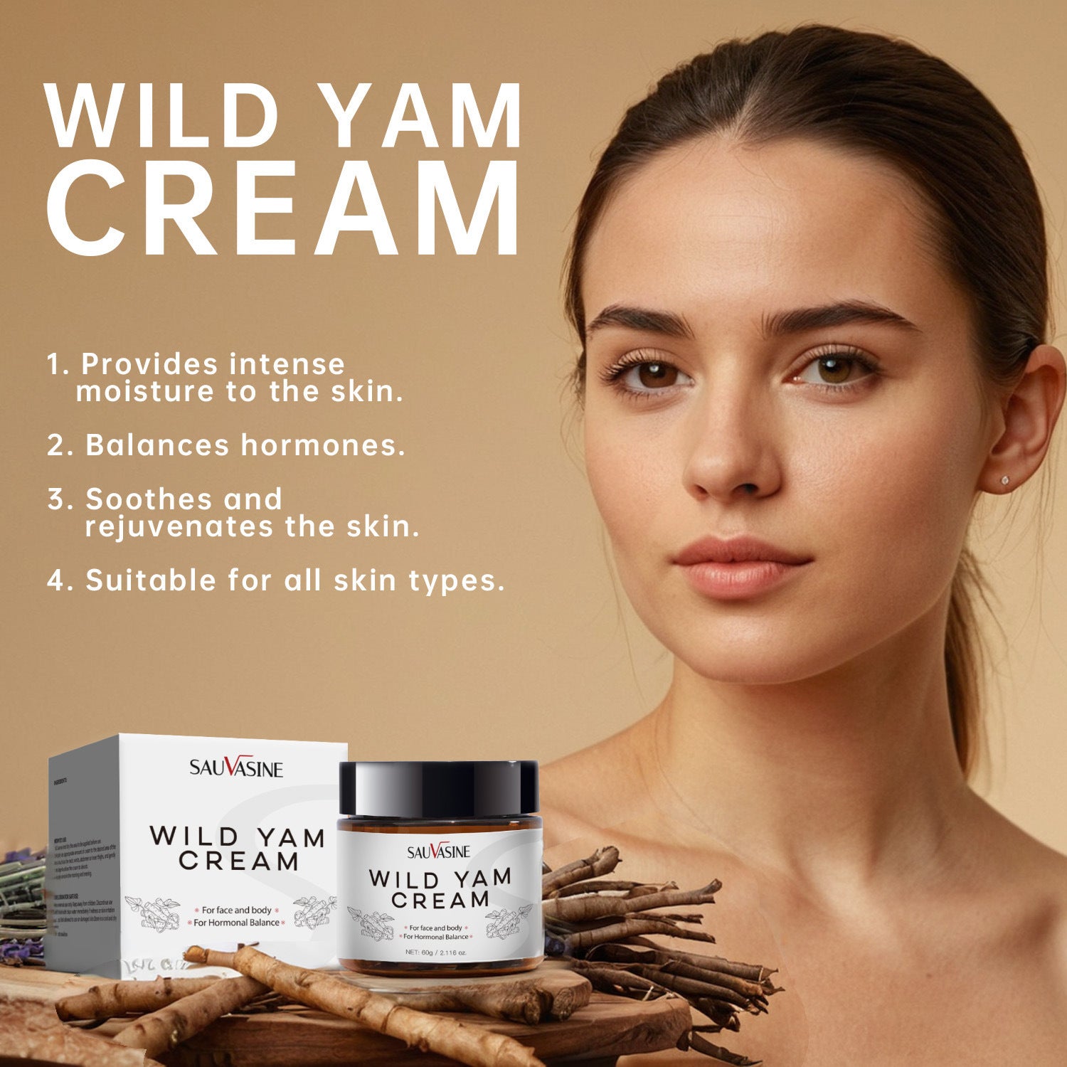 Dioscorea Japonica Cream Nourishing Moisturizing