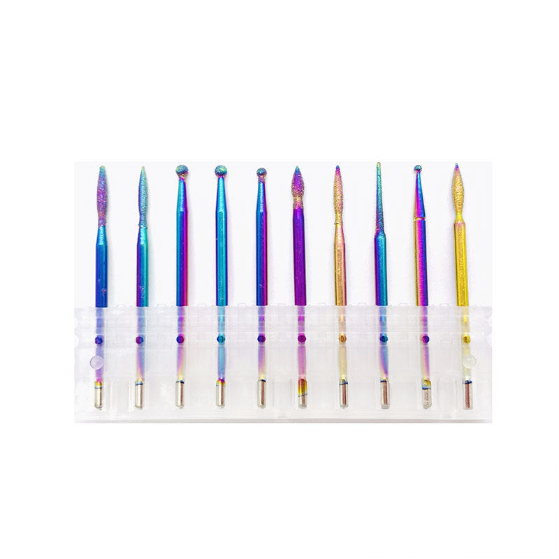 Color Plated Nail Polish Head Set