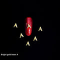 Cooc 26 Letter Alloy Nail Ornament Nail Crystal