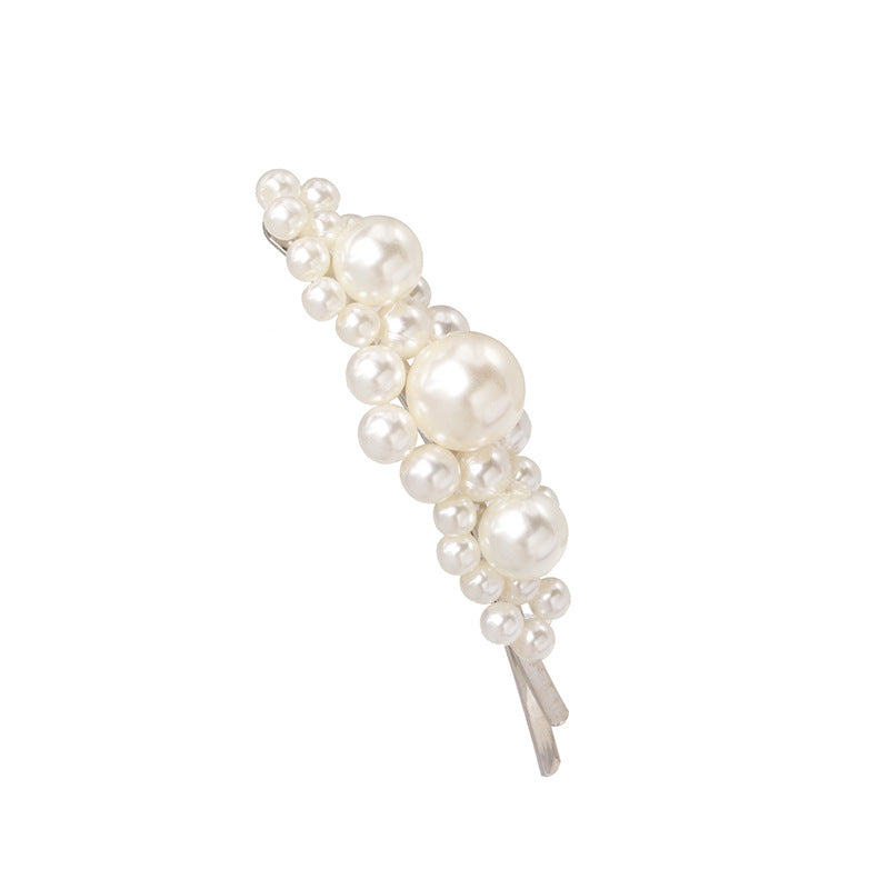 Simple Women's Beautiful Geometric Pearl Hairpin